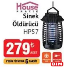 HOUSE PRATİK HP57 SİNEK ÖLDÜRÜCÜ fiyat ve kampanya bilgisi